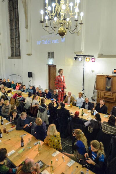 de 14e Tafel van W in de grote kerk in Wageningen