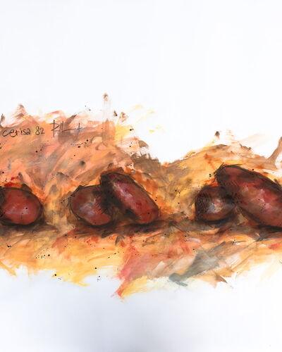 CERISA 82 | 80x100cm | inkt, acryl, potlood op papier | €195,-