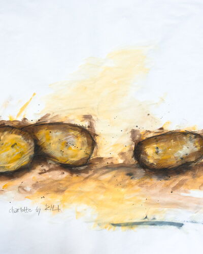 CHARLOTTE 67-2 | 80x100cm | inkt, acryl, potlood op papier | €195,-