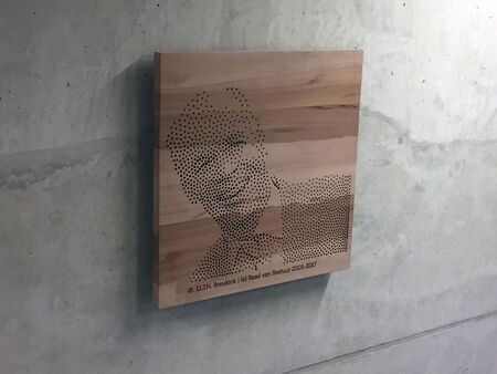 Plaquette van appelhout
