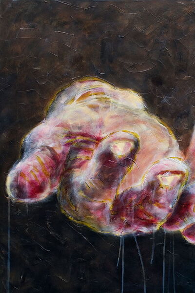 WE HAVE A DREAM | 120X100cm | acryl en medium op linnen | verkocht