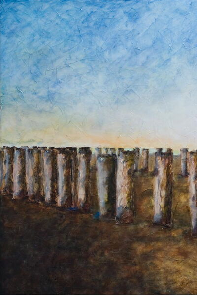 DISHOEK | Acryl en medium op linnen | 240x160cm | verkocht