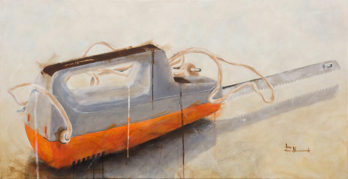 MOULINEX TYPE 246.2.00 | 120x60 cm | acryl op linnen | € 2.100,-