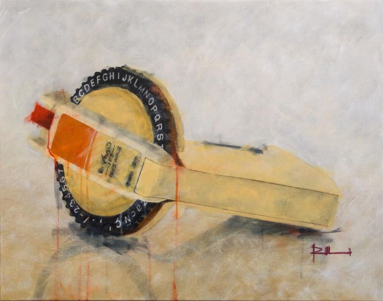 DYMO JET 1855 MK2 | 90x70 cm | acryl op linnen | € 2.050,-